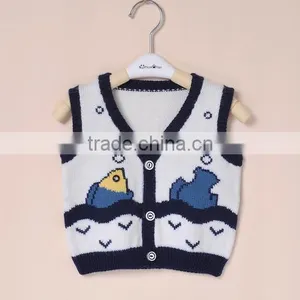 Handmade Knitting Infant Wrestling Singlet Baby Singlet thumbnail-3