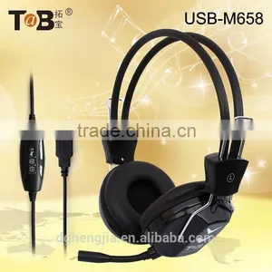 China Market of Electronic Classic Computer Cheap Usb Headset for Computer/dubai Computer Laptop USB-M658 thumbnail-2