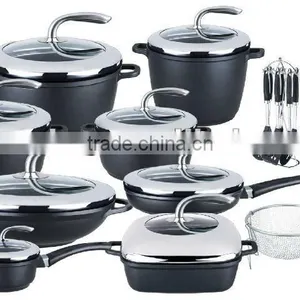 35PCS Aluminium Non-stick Cookware Set thumbnail-1