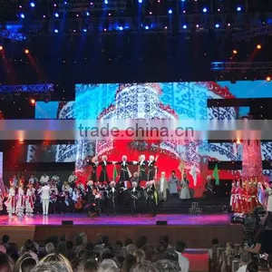 Transparent Rotatable Stage Led Curtain Display thumbnail-1