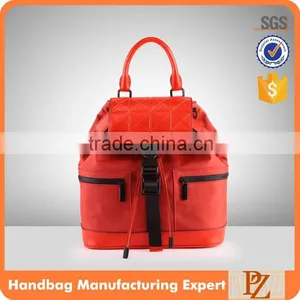 3473 Good-looking Red Color Unisex Teens School Nylon Backpack Bag thumbnail-1