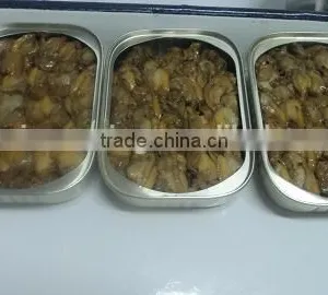 High Quality Canned Smoked Clam With Vegetable Oil thumbnail-2