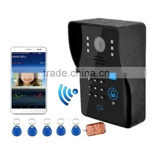 Waterproof Wireless Doorbell Camera Android IOS APP Operate Smart Home WIFI Video Door Phone Intercom With ID Card Remote Contro thumbnail-1
