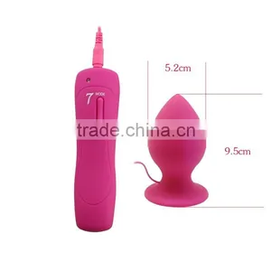 Hot Selling Peacyh Vibrating Anal Plug,Silicone Anal Toys, Anal Vibrator For Women thumbnail-4