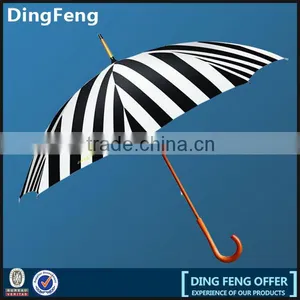 23inch High Quality Black and White Umbrella With Mode Style thumbnail-1