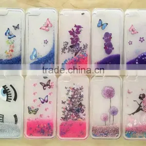 Moving Liquid Glitter Quicksand 3D Bling Tpu Phone Case For Apple Iphone 6 6s Plus thumbnail-1