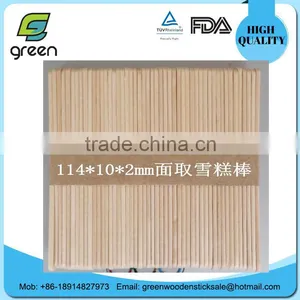 114 Flat Ice Cream Sticks,114 Round Edge Wooden Ice Cream Stick Art and Craft thumbnail-3