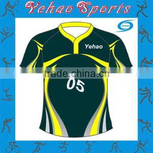 OEM Service Uniform Subliamtion Rugby Jersey Athlettic Cloth thumbnail-1