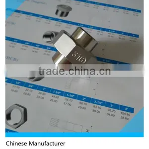 Stainless Steel Screwed Pipe Fitting Butt-weld Cone Seat Union 3/4" thumbnail-1
