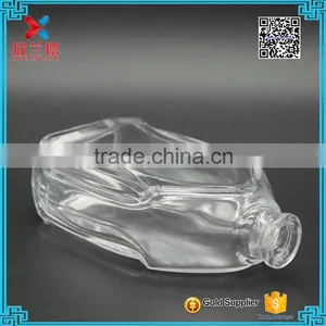 110ml Bestselling Oblate Round Transparent Glass Perfume Bottle With Crimp Neck Supplier's Choice thumbnail-5
