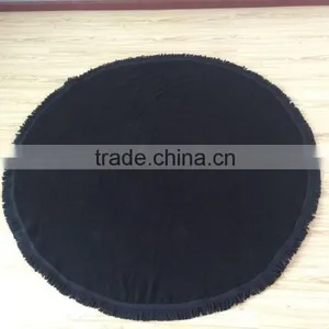 100% Cotton Black Roundie With Black Tassel thumbnail-1