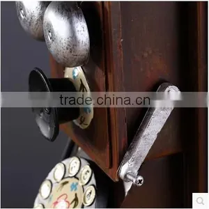 Retro Antique Iron Craft Artificial Telephone Home Decoration Supplier's Choice thumbnail-4