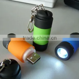 Promotional Cheap and Useful Keychain Led Usb Light thumbnail-1