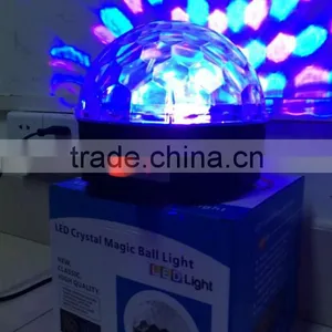 High Quality!!!Lowest Price!!!Special Effect RGBW LED Thunder Crystal Disco Ball/ Professional Magic Music Disco Ball Light thumbnail-4