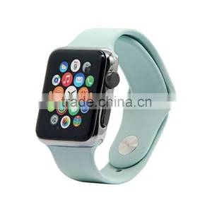 HOT!! 2016 Beat Selling !! Silicone Band for Apple Watch, Watch Strap Band for Apple Watch Band 38mm 42mm Supplier's Choice thumbnail-1