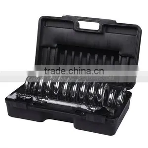 15KGS CAST IRON/CHROME DUMBBELL SET thumbnail-1