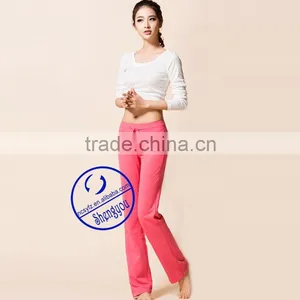 Custom Wholesale Best Quality Women's Plain Yoga Pants thumbnail-2