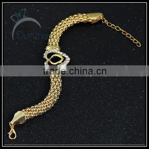 Fashion Casual Jewelry Set for Women With Clear Stone/gold Plate Jewelry to Buy thumbnail-4