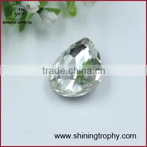 Waterdrop Baguette Shape Dark Black Crystal Accessory Diamond for Decoration thumbnail-1
