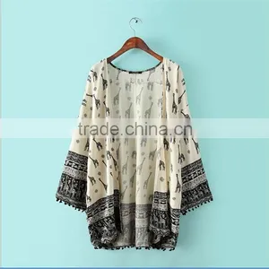 Wholesale Summer Fashion Beachwear Giraffe Kaftan 2016 thumbnail-2