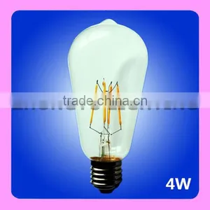 High Brightness ST45/ST58/ST64/ST18/ST21 LED Filament Bulb 2W 4W With Cheap Price thumbnail-1