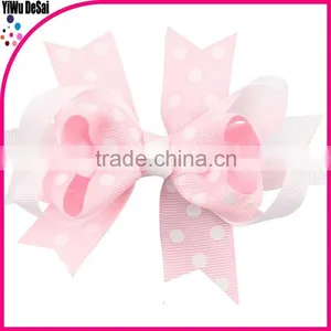 Popular Girls Hair Clips With the Cute Ribbon Bowknot Hair Accessory thumbnail-1