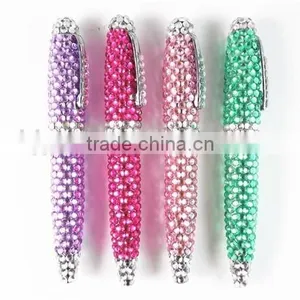 2015 New Style Cute Ball Pen Metal Mini Crystal Pen thumbnail-3