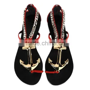 Latest Sexy Fashion Flat Sandals Women Shoes thumbnail-1