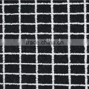 Bright Yellow Checks Jacquard Wool Acrylic Blend Fabric for Coat thumbnail-4