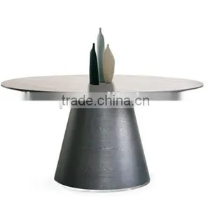 European Modern Wood Round Table (E-23) thumbnail-4
