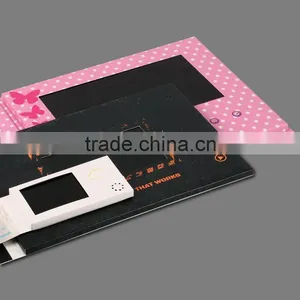 2016 Creative TFT LCD Video Greeting Card, Promotional Video Brochure Card thumbnail-4