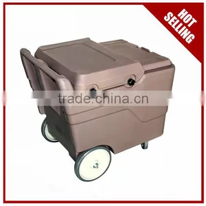 Hot Sell Durable PE Brown Ice Transport Carts With Wheels thumbnail-4