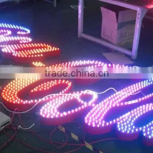 Colorful DC5V Front Light Led Illuminated Letters With 12mm Rgb Led Pixel Light thumbnail-2