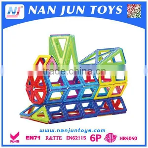Toys Plastic Magnetic Building Blocks Magnetic Building Shapes for Kids thumbnail-3