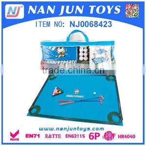 Popular High Quality Kids Toy Metal Golf Set Golf Game Toywith Hand Bag thumbnail-1