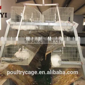 Cheap Galvanized Rabbit Cage/Metal Wire Farming Breeding Cage/Commercial Rabbit Cage For Sale thumbnail-4