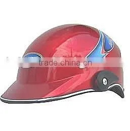 Red ABS Summer Helmet DF-208 thumbnail-1