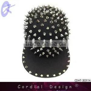 2013 New Wholesale High Fashion Full Rivets Spikes Snapback Hats thumbnail-1
