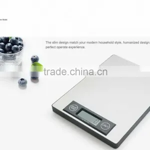 Digital Kitchen Scale With Stainless Steel Platform and 5kg Capacity,Touch Button thumbnail-1