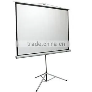 Tripod Screen 60*60" 1:1, Tripod Projection/projector Screen, Tripod Portable Projection Screen thumbnail-1