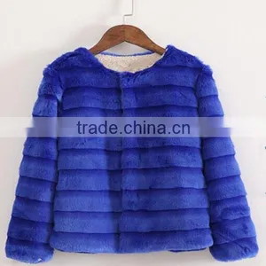 Girls Wholesale Pink Fur Jacket, Fur Lined Jacket thumbnail-3