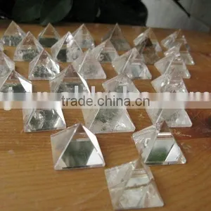 Natural Rock Clear Quartz Crystal Pyramid thumbnail-1