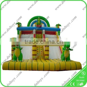 Tropical Theme Dual Lane Slip n Slide for Commercial Use thumbnail-1