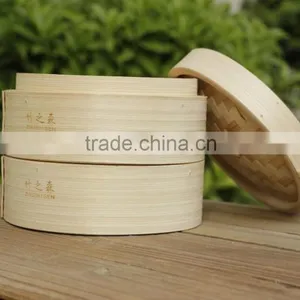 Hygienic Natural Chinese Bamboo Bun Steamer thumbnail-3