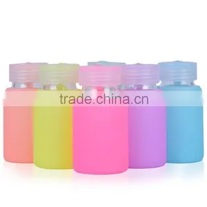 China Simple Glass Bottle Silicone Sleeve,OEM Logo Glass Bottle Silicone Sleeve,BPA Free Glass Bottle Silicone Sleeve thumbnail-1
