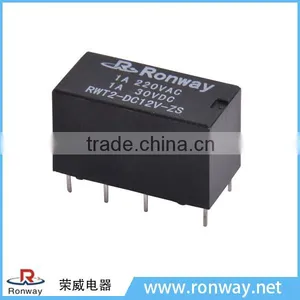 Ronway Factory High Quality Mini 4078 8pin Socket 24VDC Power Pcb Relay thumbnail-1