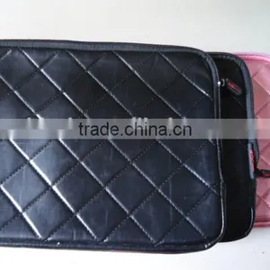K-OK Classic Horizontal Diamond Texture Zipper PU Leather Tablet Bag Cases With EVA Interlayer for Ipad Air Protector Case thumbnail-3