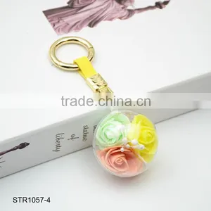 Promotional Flower Crystal Ball Keychain thumbnail-5