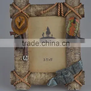 Cowboy Photo Frame Home Decoration Birches Line thumbnail-3