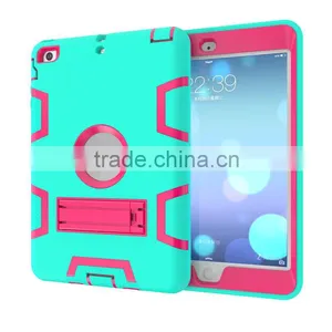 Fashion and Special Designde Contrast Color Tablet Case for Ipad Mini 3 With Kickstand thumbnail-3